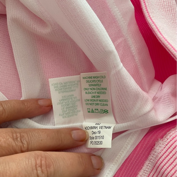 RARE👚Lilly Pulitzer Tisbury Shift Dress in Prosecco Pink🌸Lucky Catch Stripe😍 - Picture 13 of 15